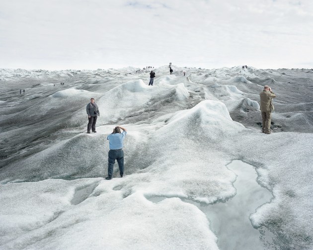 &copy; Olaf Otto Becker. Point 660, 2, 08/2008 67&deg;09&rsquo;04&rsquo;&rsquo;N, 50&deg;01&rsquo;58&rsquo;&rsquo;W, Altitude 360M 2008, from the Above Zero series, pigment print, 117 x 139 x 5 cm. Courtesy of the artist.