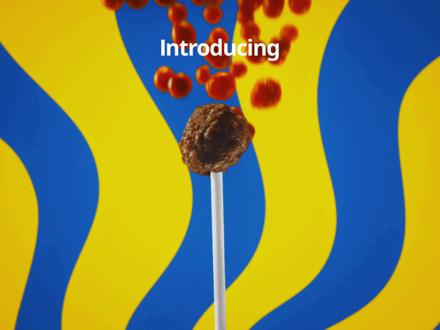 The iconic IKEA meatball is taking on a new form this June, after a post on 1 April generated global curiosity about a meatball-flavoured lollipop. IKEA franchisee, Ingka Group, has partnered with Chupa Chups to make the viral post a reality.
Source: IKEA