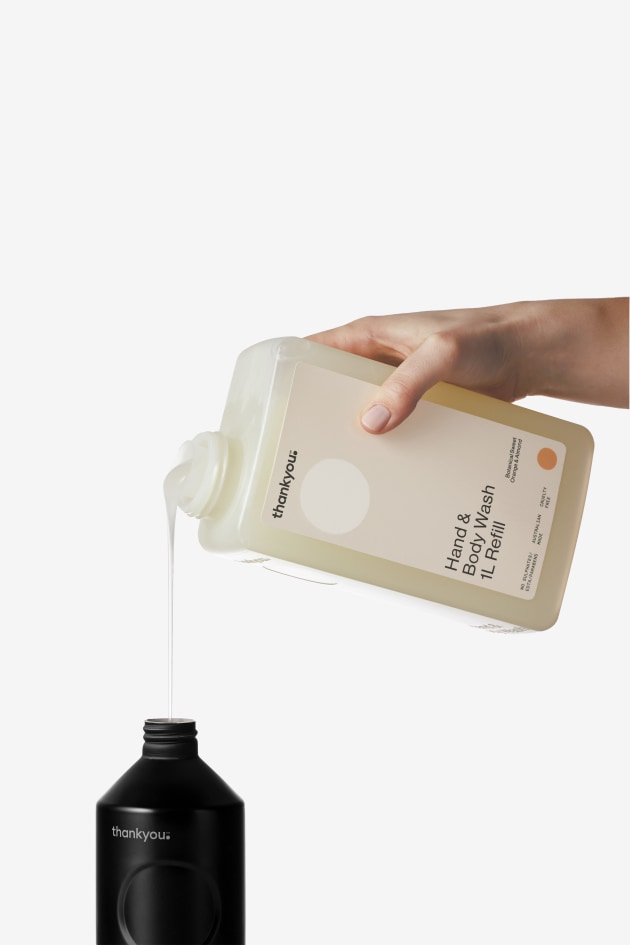 PIDA 2024 finalist in three categories: Health, Beauty & Wellness Packaging Design, Domestic & Household Packaging Design, and Marketing Design &ndash; Ezypour + Refill: Thankyou & Caps and Closures