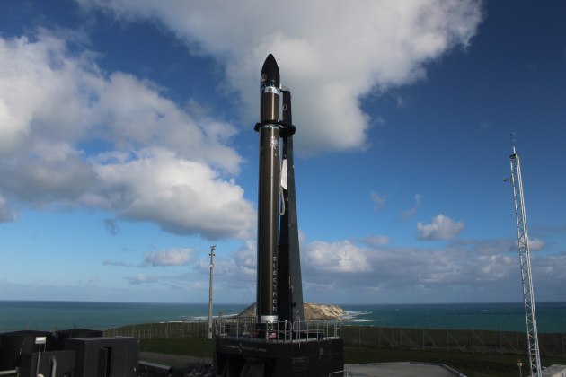 The satellite was launched from NZ. (Rocket Lab)