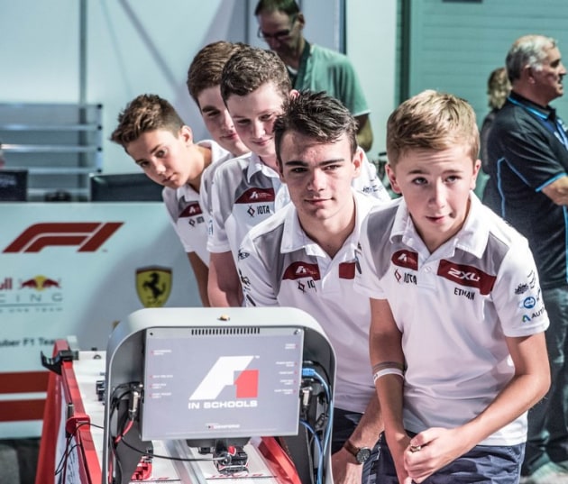 Bronson Sutton, Vince Wood, Corey Crain, Ethan Parker, Andy Dodds & Ethan Contessa (not  in photopraph). Credit: Team IOTA
