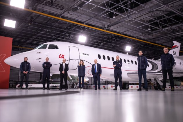 Dassault's new Falcon 6X executive jet. (Dassault)