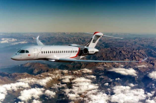 An impression of Dassault's Falcon 10X executive jet. (Dassault)