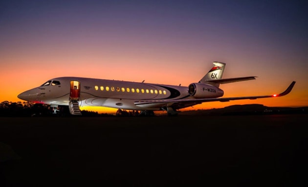 Dassault Aviation's Falcon 6X. FAA type certification is expected mid 2023. (Dassault Aviation)