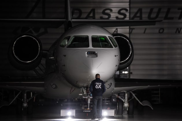 Dassault's new Falcon 6X executive jet. (Dassault)