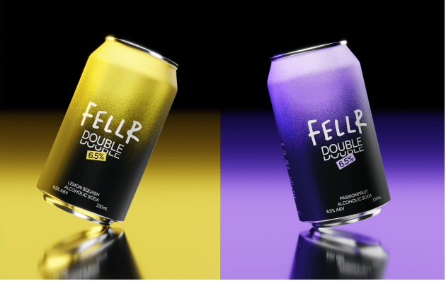 Fellr has added four new flavours to its range with the launch of its Fellr Double Alcoholic Soda range.