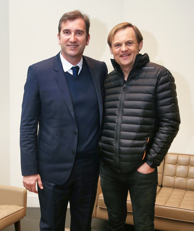 CEO of City Football Group, Ferran Soriano and CEO of Puma, Bj&oslash;rn Gulden.