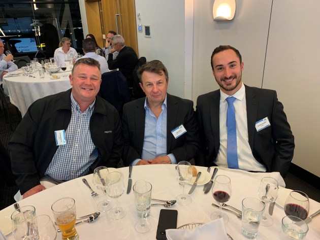 Colin McIntyre, Festo; John Pusic, Machine Knives; Lester Spainski, Festo