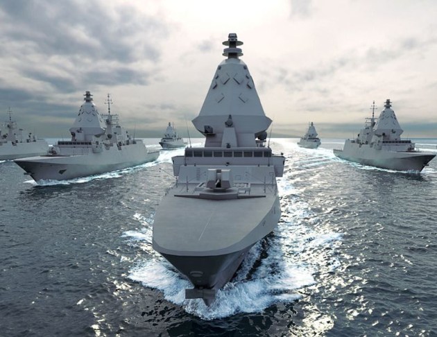 A concept image of Fincantieri's Sea5000 FREMM bid. Credit: Fincantieri