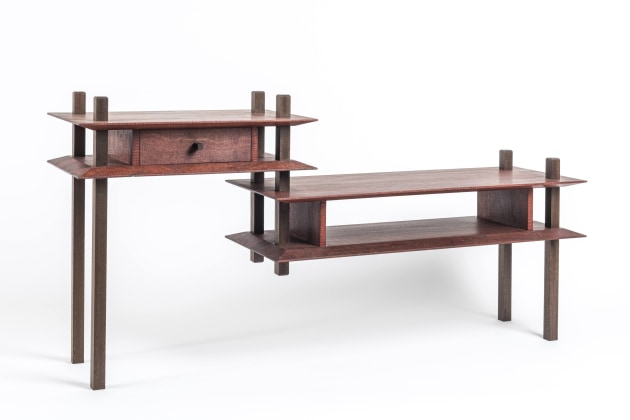 Finnan Solomon-Walker, 'Elevations', old growth jarrah and recycled fumed iron bark