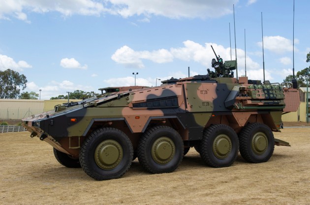 The first Boxer combat reconnaissance vehicle delivered to Army.
Defence
