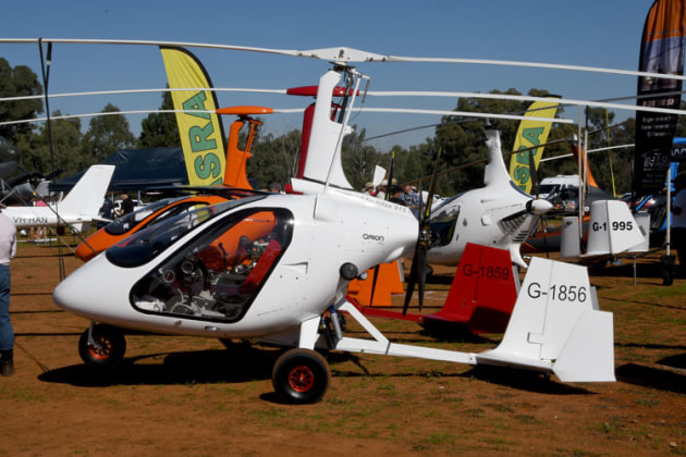 The ever-present Australian Sport Rotorcraft Association stand. (Steve Hitchen)