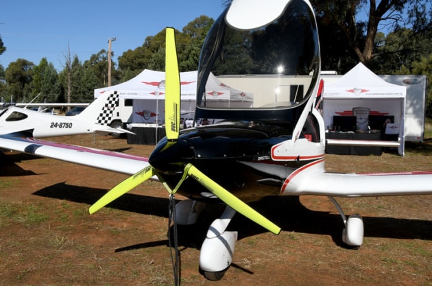 Anderson Aviation brought a couple of smooth-looking Bristells to the party. (Steve Hitchen)