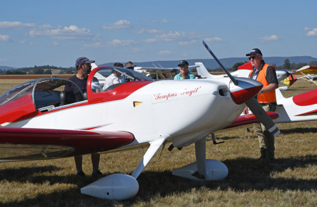 Experimental aircraft were also well represented on the grass at Parkes. (Steve Hitchen)