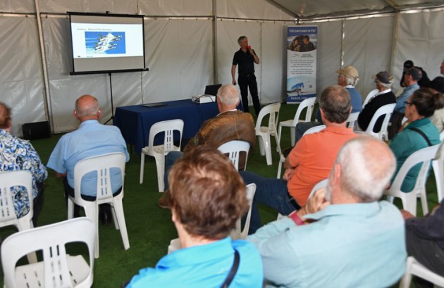 AMDA Foundation, the prime sponsor of Fly'n for Fun, contributed to the seminar program with Phil Smart delivering a presentation on the lighter side of the Avalon air show. (Steve Hitchen)