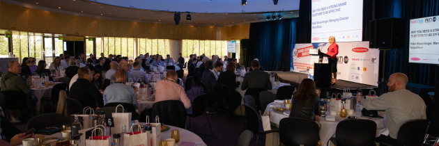 Food & Drink Business and PKN publisher Lindy Hughson opens the breakfast forum to a full house of food and beverage, brand and marketing, and packaging industry professionals.