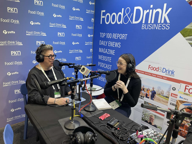 Food & Drink Business editor Kim Berry and journalist Pippa Haupt hopped behind the microphone together on Day 4.