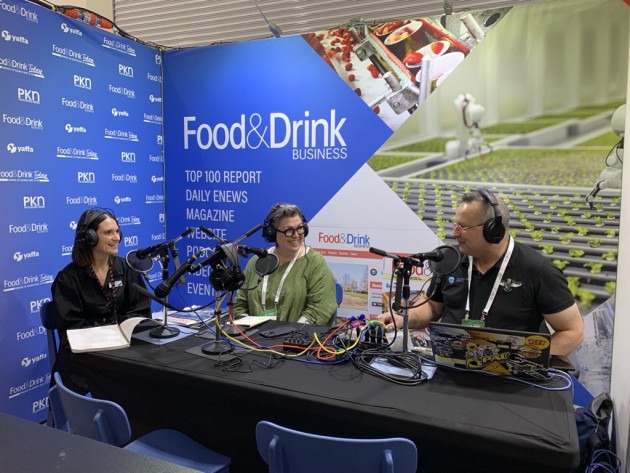 The Food & Drink Business foodpro podcast hub was live streaming to YouTube as soon as the doors opened for foodpro 2023. Our first guest was foodpro product manager Felicity Parker, who was thrilled to see the show finally underway after a six year hiatus.