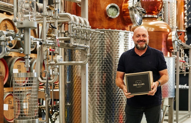 Four Pillars Gin Co-founder Stuart Gregor has been inducted into the Australian Distillers Hall of Fame. Gregor was president of Australian Distillers from 2014 to 2022. Image: Anson Smart, Four Pillars