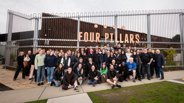 The Four Pillars distillery team. The distillery is now wholly owned by Lion. (Image: Sean Paris)
