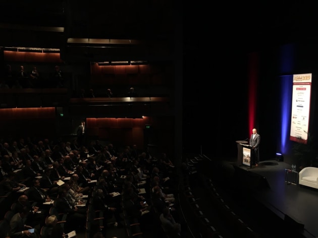CASG head Tony Fraser speaking at the ADM Congress. C: David Jones