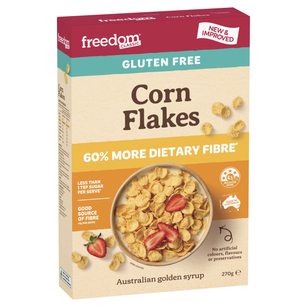 The classics and some fresh flavours are ready to start the day, with a complete brand refresh and new formulations for the Freedom Foods cereals range.