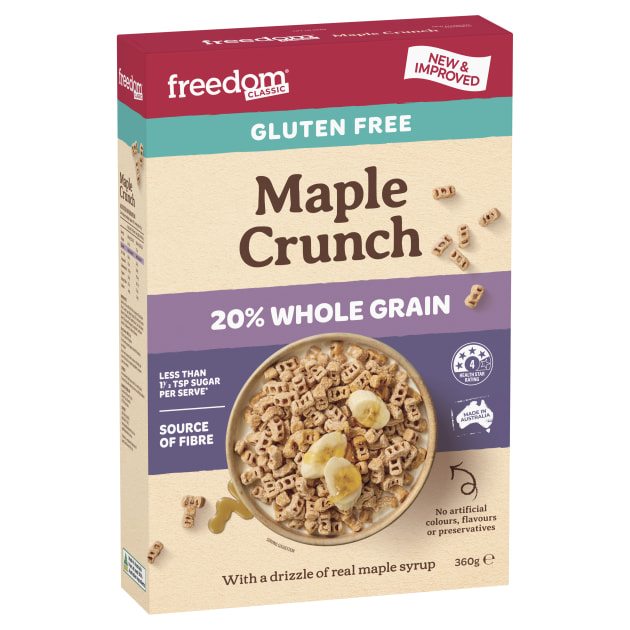 The classics and some fresh flavours are ready to start the day, with a complete brand refresh and new formulations for the Freedom Foods cereals range.
