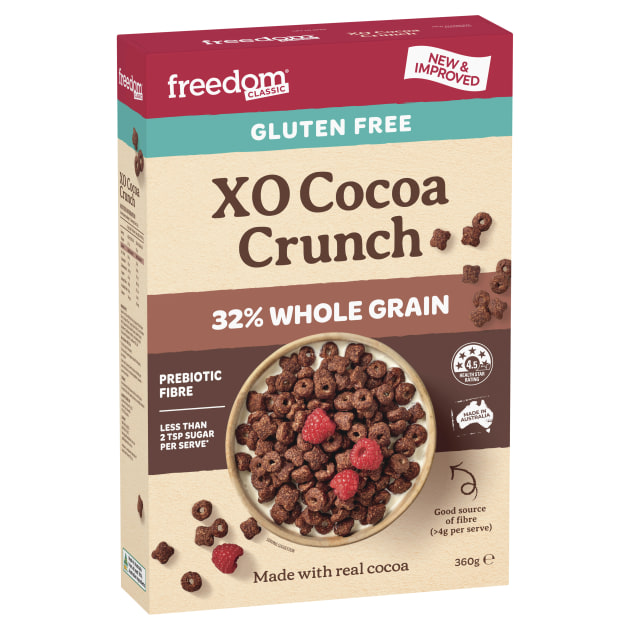 The classics and some fresh flavours are ready to start the day, with a complete brand refresh and new formulations for the Freedom Foods cereals range.