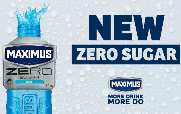 Frucor Suntory Oceania has launched Maximus Zero, its first zero sugar option in its best-seller flavour, Blue.