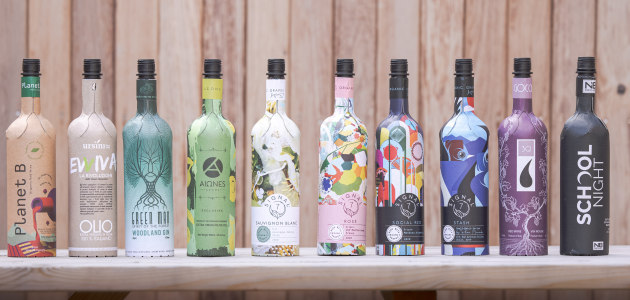 Frugal Bottle's surface offers 360-degree printability. The 94% paper-based bottle is sold in 22 countries, and is now in Australia and New Zealand.