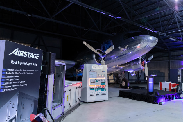 AIRSTAGE launch at Shortstop Jet Charter Hanger 5 in Essendon