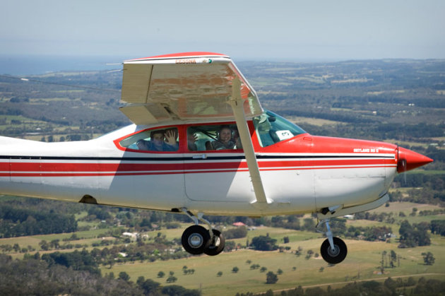 FunFlight flies children and families facing adversity, resulting in a pandemic of broad smiles. (Anthony McKee)