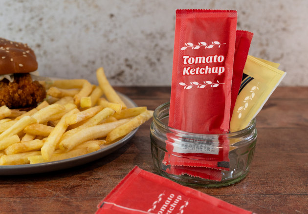 Futumura, Repaq, and GK Sondermaschinenbau have teamed up to develop a fully compostable sachet for liquids such as condiments, sauces and creams