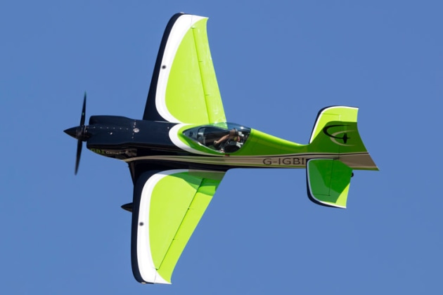 Game Composites Gamebird GB1 in full flight. (Phil Hosking)