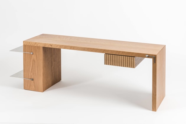 Georgia Szymanski, 'Inhabit Space Intimately', American cherry and stainless steel