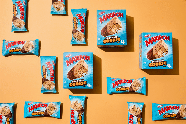 Iconic Peters Ice Cream brand, Maxibon, has launched a new frozen snacking sandwich, designed for Australian cookie-lovers &ndash; Maxibon Choc Chip Cookie.