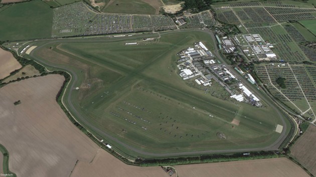 Goodwood Aerodrome and its legendary motor racing circuit have been scrubbed off the 2022 ARWC calendar. (Google Earth image)