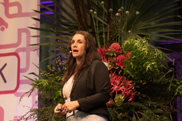 Olympic Yarger, founder and CEO of Goterra, pitching at Rabobank&rsquo;s Sydney 2016 Farm2Fork FoodBytes!