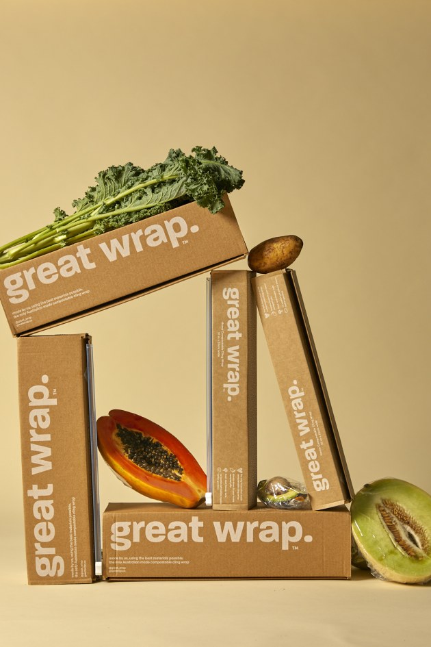 The only Australian made and owned manufacturer of compostable stretch wrap, Great Wrap, has received more than $500,000 from the AMGC managed $30 million Commercialisation Fund.
(Image Source: Great Wrap)
