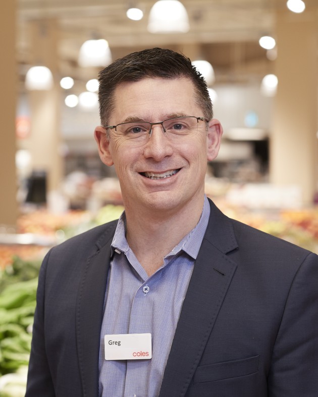 Coles current chief executive Greg Davis.