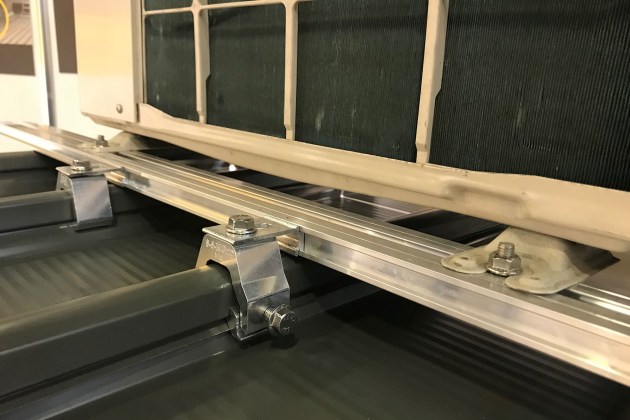 The utility mounting system is quick and easy to install.