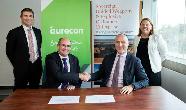 An image from the recent ceremonial signing of the deed. (Aurecon)