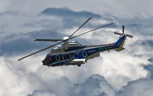 Airbus Helicopters' H225 SAF test bed. (Airbus)