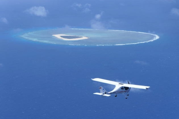 Handiflight's CTLS passes Browse Island, 180 km north west of Broome. (Handiflight)