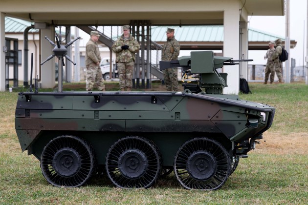 Hanwha Aerospace's Arion-SMET demonstration at Camp Humphreys. (Hanwha)
