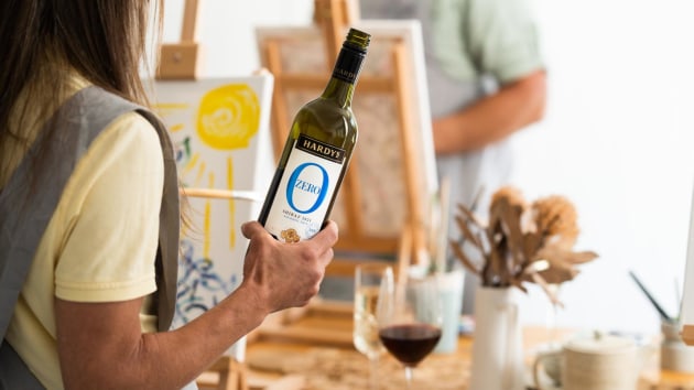 The Hardys ZERO range includes a Shiraz, Chardonnay and Sparkling.