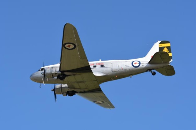 The Historical Aircraft Restoration Society (HARS) operated their ARDU-schemed DC3. (Steve Hitchen)