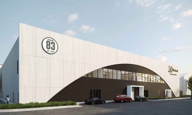 An artist's impression of the new Textron facility at Essendon Airport. (Textron Aviation)
