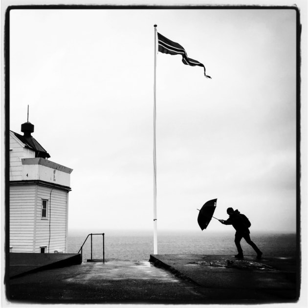 MOBILE &ndash; HONOURABLE MENTION - Douwe Dijkstra - Nordic Saga.
&ldquo;Braving the elements at Ryvarden Lighthouse, Norway.&rdquo;