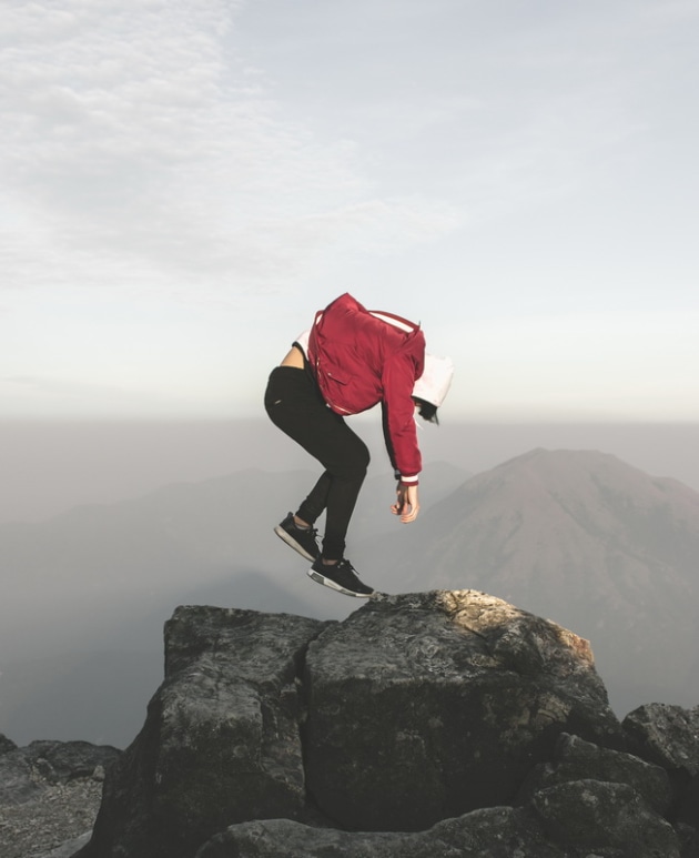 STUDENT &ndash; FIRST PLACE &ndash; Hi Yin Chan &ndash; Levitation.
"Hiking has always been a way for me to escape. It is both scary and exciting when I think of my future. But at the end of the day, all I want for my future is FREEDOM."